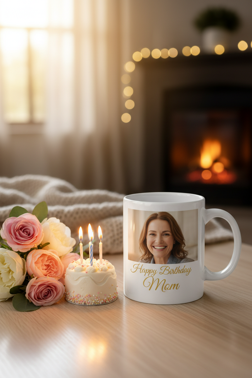Personalised Photo Mug – Custom Memory Coffee Cup Gift for Him & Her