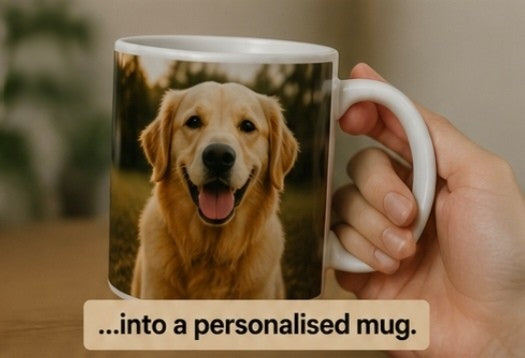 Custom Photo Mug – Personalised With Your Image