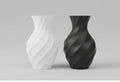 Round Spiral Vase – 3D Printed Decorative Vase