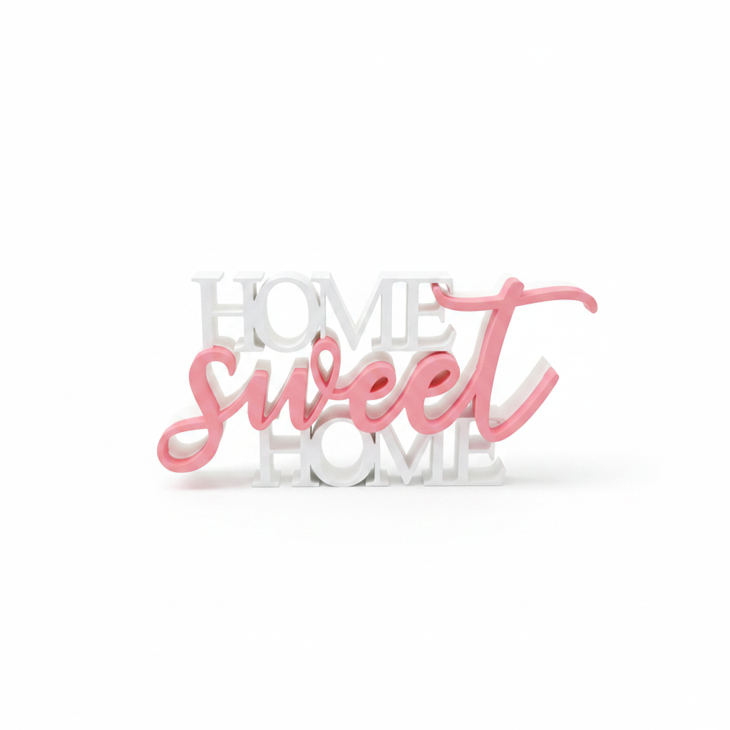 Home Sweet Home 3D Printed Sign