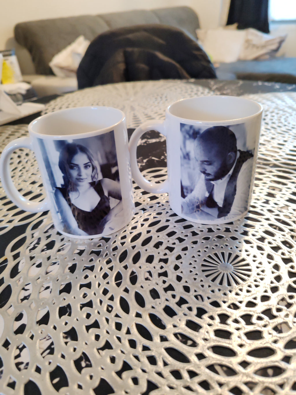Custom Love Mug Set – Personalised Couples Gift