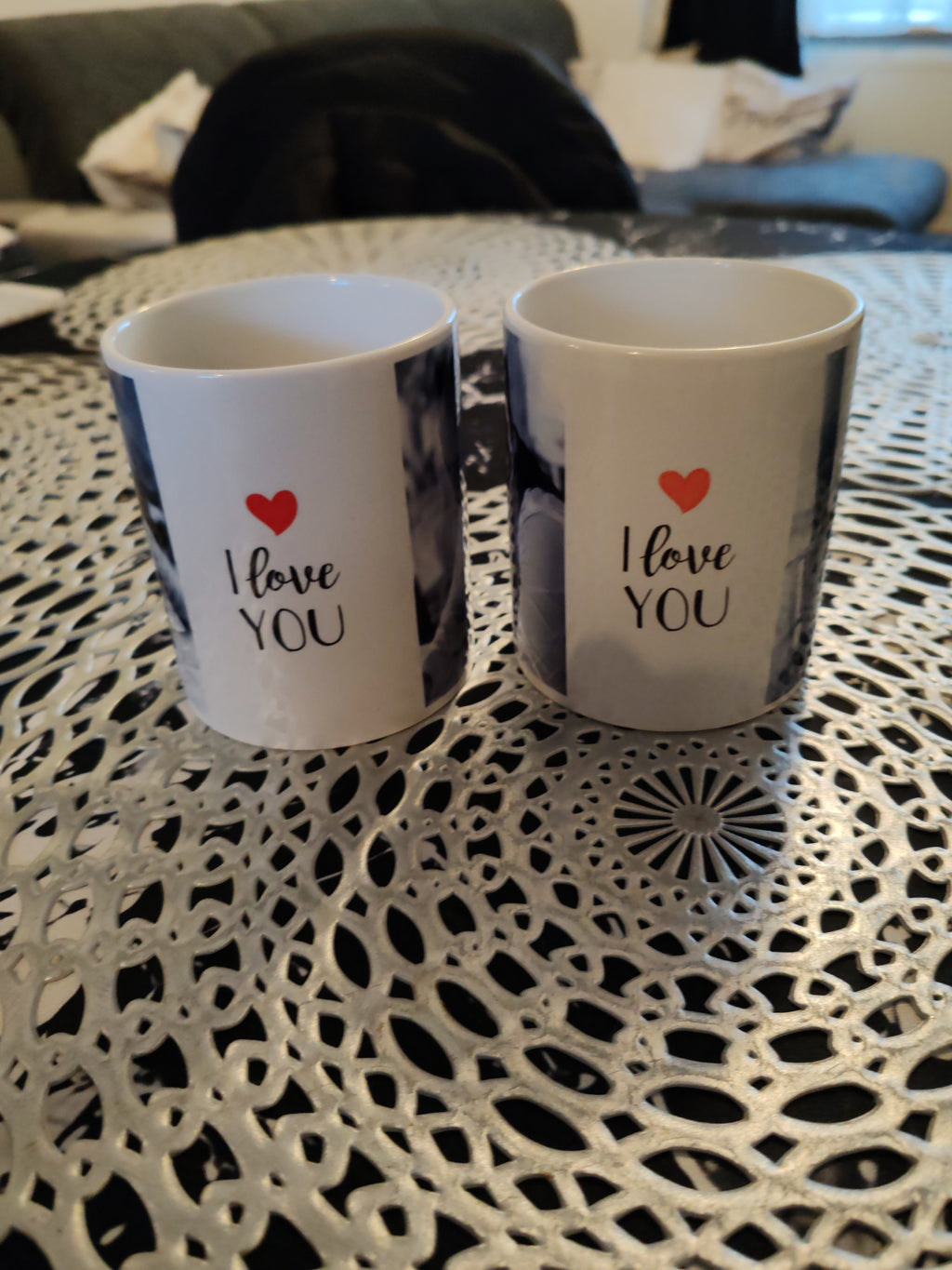Custom Love Mug Set – Personalised Couples Gift