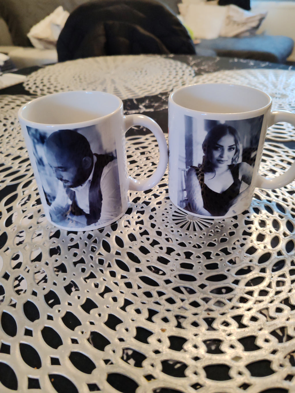 Custom Love Mug Set – Personalised Couples Gift